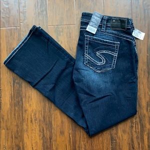 New With Tags Silver Jeans 33x31 Dark Wash